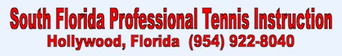 South Florida Professional Tennis Instruction